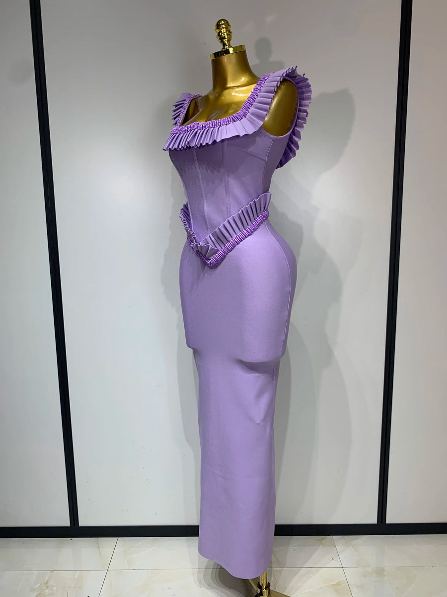 Long Bodycon Bandage Dress – Mineli's Closet