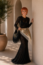 Load image into Gallery viewer, Noir Riviera Lace Set
