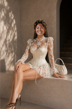 Load image into Gallery viewer, Élysée Lace Corset Set