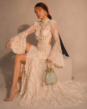 Load image into Gallery viewer, Ivory Reverie Lace Gown
