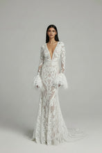 Load image into Gallery viewer, Mermaid embroidered lace