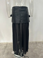 Load image into Gallery viewer, PU Leather Long Skirt