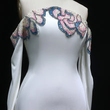 Load image into Gallery viewer, White Mermaid Evening Dress