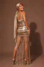 Load image into Gallery viewer, Seraphina Fringe Couture Dress