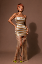 Load image into Gallery viewer, Seraphina Fringe Couture Dress