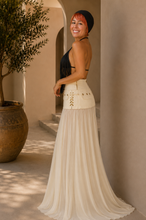 Load image into Gallery viewer, Sienna Fringe &amp; Satin Set