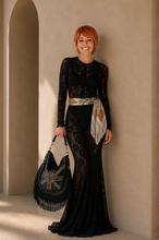 Load image into Gallery viewer, Noir Riviera Lace Set