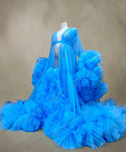 Load image into Gallery viewer, Long Sleeves Big Rulffles Pregnancy Dress