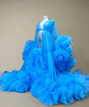 Load image into Gallery viewer, Long Sleeves Big Rulffles Pregnancy Dress