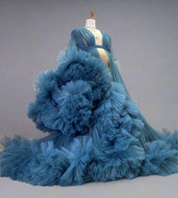 Load image into Gallery viewer, Long Sleeves Big Rulffles Pregnancy Dress