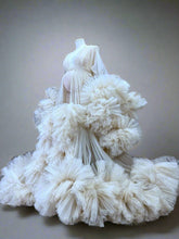 Load image into Gallery viewer, Long Sleeves Big Rulffles Pregnancy Dress
