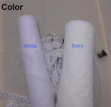 Load image into Gallery viewer, 2 Meters Long Lace Bridal Cape