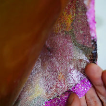 Load image into Gallery viewer, Luxury Floral Sequin Dress