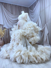 Load image into Gallery viewer, Long Sleeves Big Rulffles Pregnancy Dress