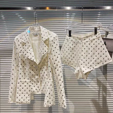 Load image into Gallery viewer, Rhinestone Coat Shorts Suit
