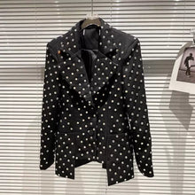 Load image into Gallery viewer, Rhinestone Coat Shorts Suit