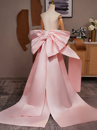 Pink Back Big Bow Luxury
