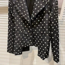 Load image into Gallery viewer, Rhinestone Coat Shorts Suit
