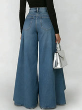 Load image into Gallery viewer, High Waist Casual Wide Leg Jeans