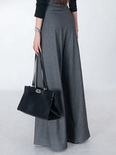 Load image into Gallery viewer, Gray Wide Leg Trousers