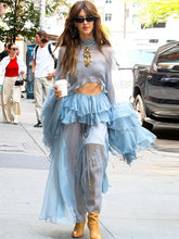 Load image into Gallery viewer, Ruffles Long Skirt Sets