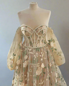 Lena Pearl Decoration Luxury Dress