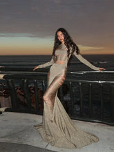 Load image into Gallery viewer, Sexy Knitted Fish Tail Dress