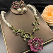 Load image into Gallery viewer, Fashion vintage  necklace earrings set