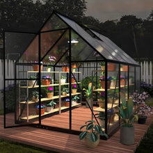 Load image into Gallery viewer, 6x8FT Polycarbonate Greenhouse