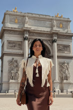 Load image into Gallery viewer, Embroidered Fringe Cape
