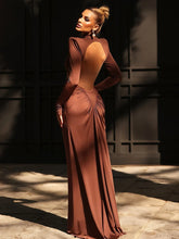 Load image into Gallery viewer, Backless Maxi Dress