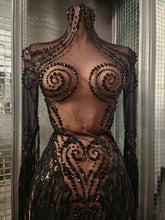 Load image into Gallery viewer, Tassel Mesh Transparent Dress