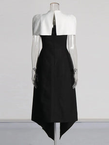 Colorblack Slimming Elegant Long Dress
