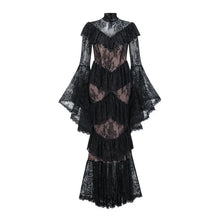 Load image into Gallery viewer, ruffled lace dress