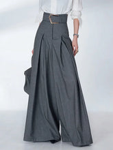 Load image into Gallery viewer, Gray Wide Leg Trousers