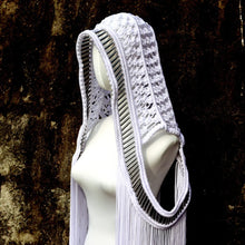 Load image into Gallery viewer, Retro Crochet Hollow Out Knitted Long Tassel Cover Up