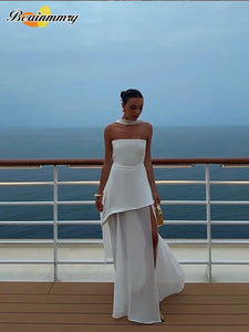 Mesh Patchwork Maxi Dress