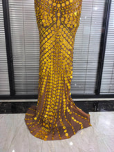 Load image into Gallery viewer, Luxury Shiny Mirror Rhinestones Hollowed-out  Dress