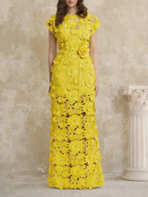 Load image into Gallery viewer, 3D Flowers Dress