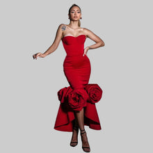 Load image into Gallery viewer, Satin Evening Dress