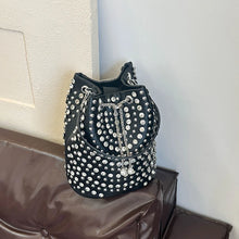 Load image into Gallery viewer, Studded Bucket Bag