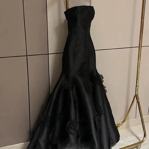 Floor-Length Zip Evening Dress