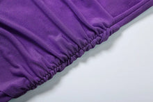 Load image into Gallery viewer, Velvet Tassel Hem Dress