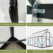 Load image into Gallery viewer, 6x8FT Polycarbonate Greenhouse