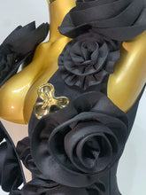 Load image into Gallery viewer, 3D Flower Sleeveless Bodycon Bandage Dress