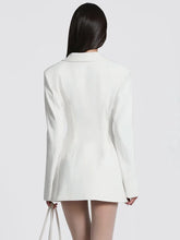Load image into Gallery viewer, Long Sleeve Sexy Mini Blazer Dress