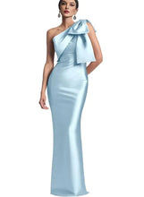 Load image into Gallery viewer, Elegant One Shoulder Mermaid Prom Dress