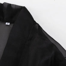 Load image into Gallery viewer, Casual Black Mesh See Through