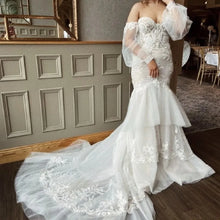 Load image into Gallery viewer, Princess  Sweetheart Mermaid Wedding Dress