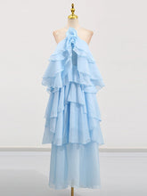 Load image into Gallery viewer, Solid Spliced Ruffles Elegant Dress